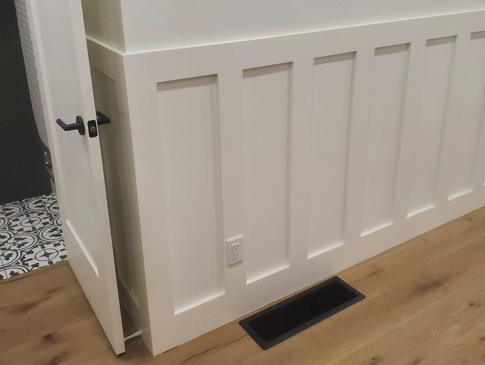 Custom board and batten wainscoting trim work Ontario